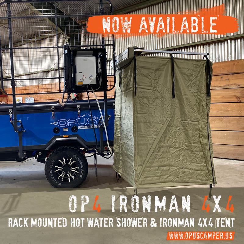 IRON MAN Shower Tent Design Purple Line USA