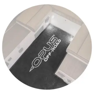 About the OP4 Fitted Interior Mat: Fitted perfectly for the OP4 from Opus Camper, this interior mat will protect your trailer floor from end-to-end. Designed to fit all builds and years of OP4 models, the interior mat keeps it warm in the winter, and easy to clean in the summer.
